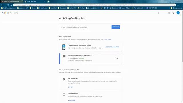 HowTo: Setup 2 Factor Authentication in Google