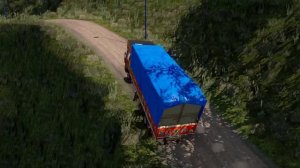 Euro Truck Simulator 2 - Indian Tata Truck 1615 full speed on dangerous off road -  Got Crashed LIV