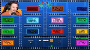 10 ИГР ВНУТРИ ОДНОЙ ИГРЫ В GEOMETRY DASH