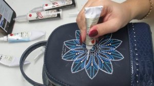 Роспись сумки! Точечная роспись!