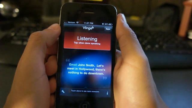 Vlingo - Siri-like functions for iPhone, Android, Blackberry, Windows Phones and Nokia Phones смотреть онлайн