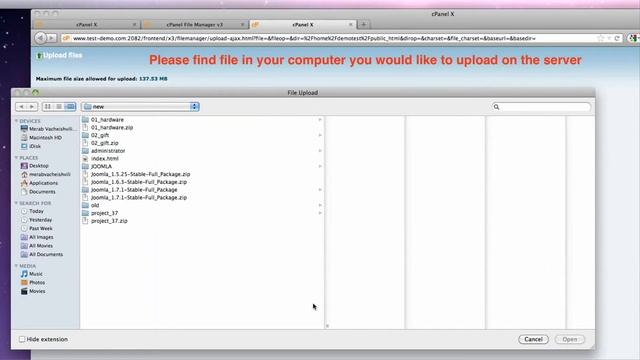 HOW TO UPLOAD JOOMLA INSTALLATION PACKAGE VIA FILE MANAGER смотреть онлайн