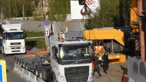 Liebherr LTM 11200-9.1, самый большой мобильный кран в России