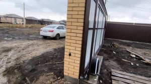 откатные ворота с автоматикой Alutech