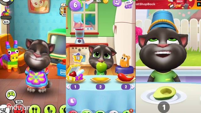 Feeding Comparison on Talking Tom Games смотреть онлайн