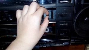 работоспособность магнитолы sanyo c33,aux, radio,cassete,record