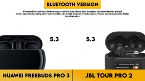 Huawei Freebuds Pro 3 vs JBL Tour Pro 2 Comparison