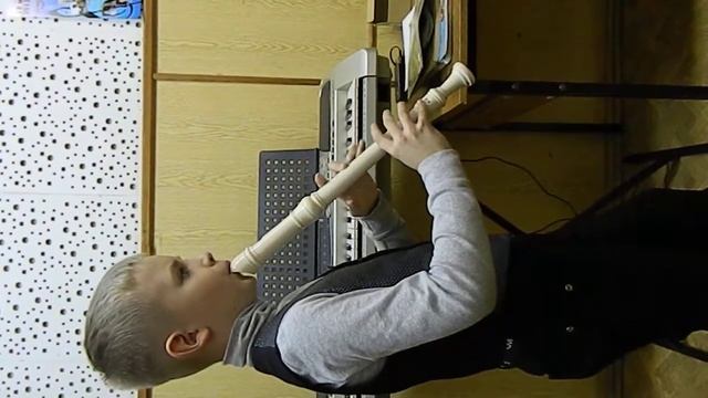 Урок в муз. школе, блок флейта, 2 класс, декабрь 2013, 1 смотреть онлайн