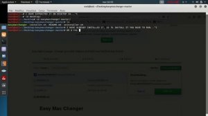 EASY MACCHANGER - Change your MAC ADDRESS on Kali Linux!