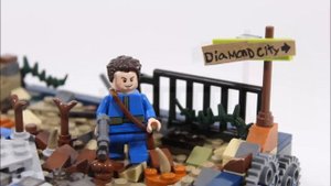 LEGO FALLOUT 4 VAULT 111 DISPLAY MOC