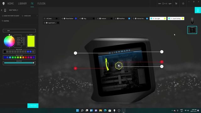 Alienware Aurora R13 Command Center Walkthrough