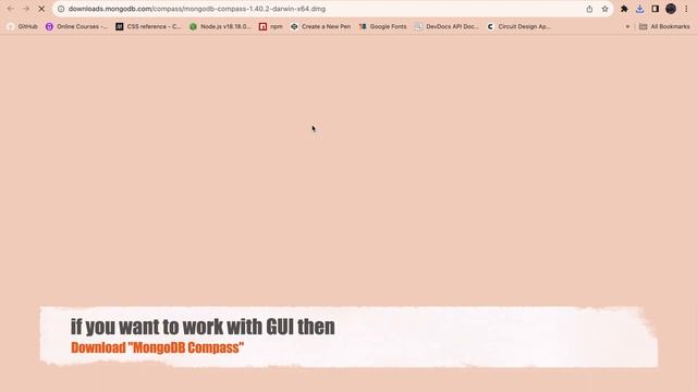 MongoDB Installation in Macbook Air M1/M2 chip Laptop || Download MongoDB