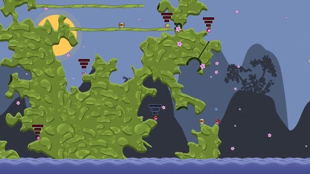 Hedgewars #0124 - CAKE UNDER WATER смотреть онлайн