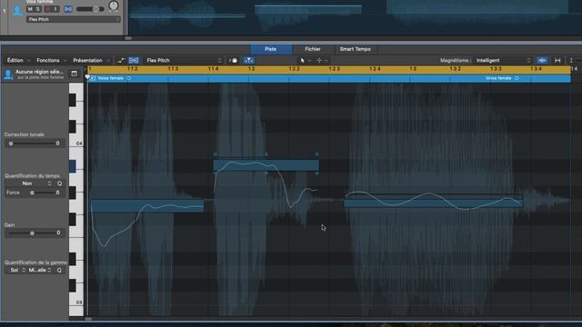 Tutoriel Logic Pro X (en Français): La fonction "Flex Pitch" dans Logic.