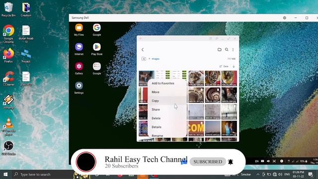 How to copy files from Samsung DEX to PC and PC to DEX - Quick Tutorial