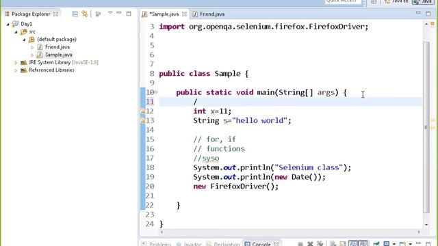 Selenium Webdriver Tutorial Part 1