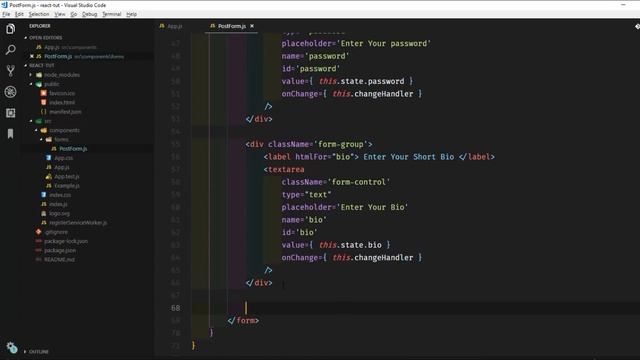 15. React Forms in Bangla Part 1 | How to Work with Forms in React 16 | Twinkle Cats