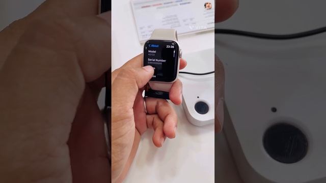 How to find serial number in Apple Watch ⌚️ ? #applewatch9 #iphone15pro