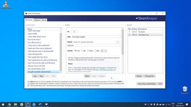How to Google translate selected text instantly using ShortKeeper смотреть онлайн