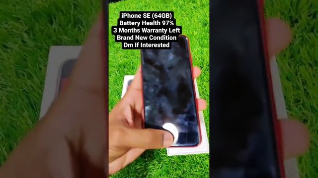 IPHONE SE 64GB, 3 MONTHS WARRANTY LEFT AT JUST RS. 18000