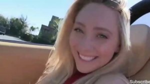 AJ Applegate going for work out || Drive with AJ Applegate|| Blonde actress AJ Applegate