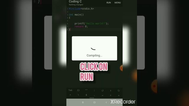 How To Run C Code On Android Mobile Using Coding C App | Sample C Program on Mobile @WebCoding
