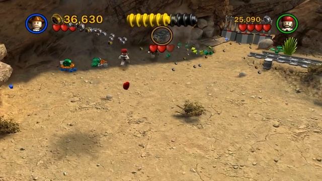 Lego Indiana Jones: The Original Adventures 100% Level 17: Desert Ambush Co-op (HD) All Treasures смотреть онлайн