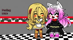 Posing meme|Mangle & Toy Chica|FNaF x Gacha