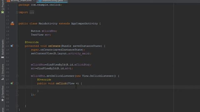 OnClickListener For Button Android Studio-Tutorial(2020)