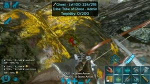 ( Ark Mobile) PvP Day 2 wipe Valcano hacker Tribe