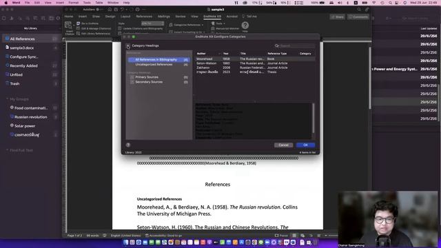 EndNote X9 for mac EP09 การทำ Categorize references смотреть онлайн