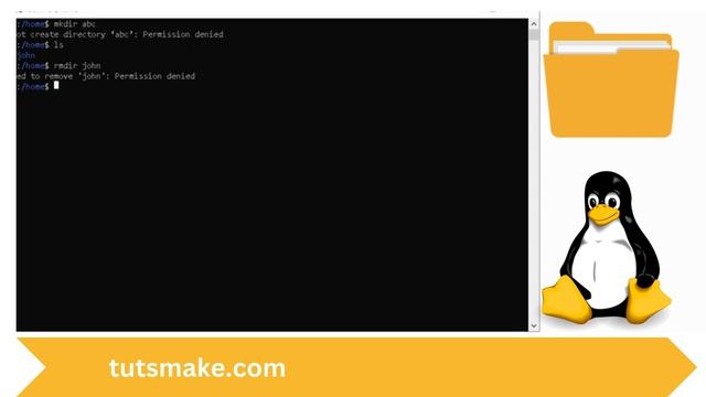 mkdir Cannot Create Directory Permission Denied | Linux Ubuntu Terminal or Command Line смотреть онлайн
