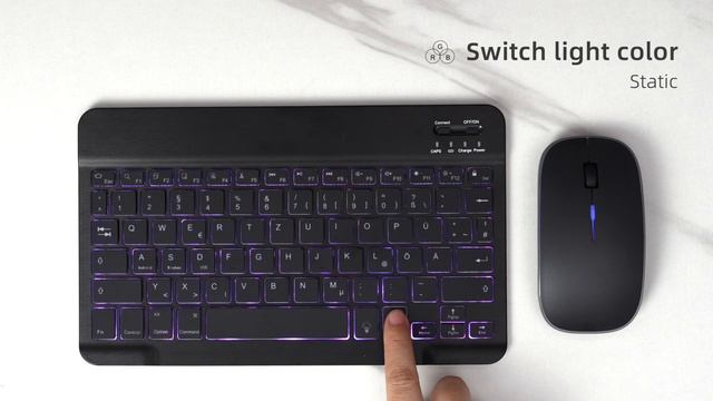 KB566 Keyboard and Mouse Bluetooth for Windows/Mac/Android смотреть онлайн