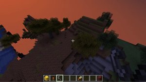 я с хиробрином в одном мире в MINECRAFT