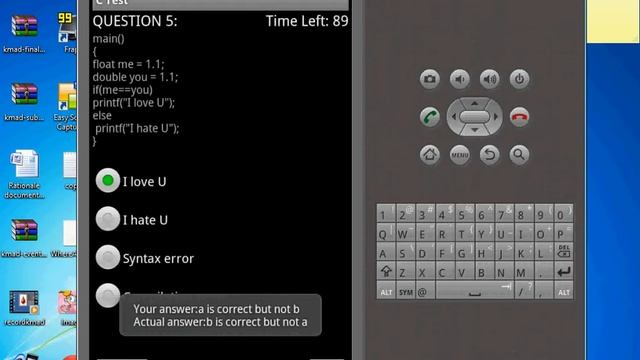 Android Application - ( Test in C Language ) смотреть онлайн