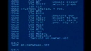 Atari 65xe Machine Language Game (MAC/65)