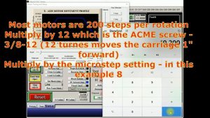rcfoamcutter mach3 motor tuning setup