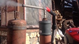 Дымогенератор из газового баллона