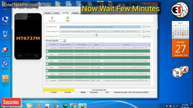 Micromax Bharat 4 (Q440) Flashing firmware by SP Tool || Remove FRP or Google Lock by SP Tool