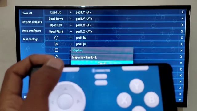 How to use phone as GamePad / mobile GamePad analog key settings / Mobile GamePad for Android tv 🤩