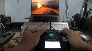 Litoff Simulator fpv drone on macbook (POV)