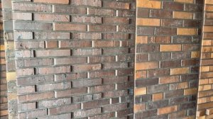 Облицовочный клинкерный кирпич Скрябин Керамикс 52 сортировка. Обзор кирпича.