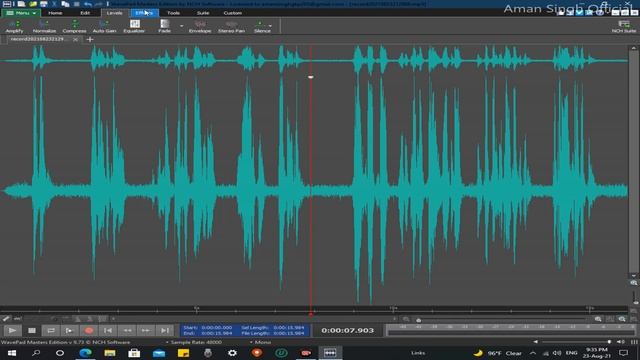 How To Amplify & Remove Noise From An Audio Files Using Wave Pad Sound Editor смотреть онлайн