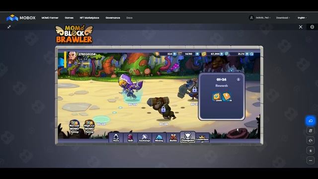 MOBOX - Block Brawler New Season On New Wallet. смотреть онлайн