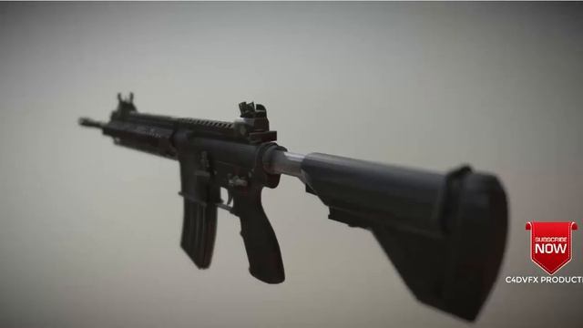 HK416 Gun PUBG Model 3d for c4d free downloads (file describe) смотреть онлайн