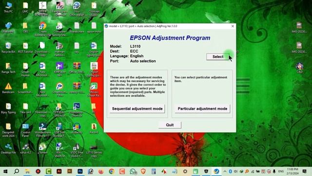 #Epson_L3110 service required | epson l3110 red light blinking solution | Epson L3110 Resetter 2024 смотреть онлайн