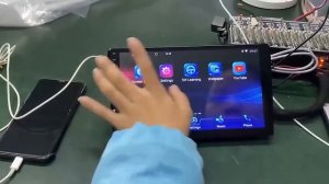 JMANCE-The nine-inch car player 9001Q7,supports Carplay and Android auto.