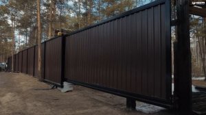 Небольшой обзор откатных ворот с автоматикой "DoorHan"