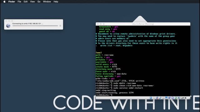 How to mount a Samba Share using OS X El Capitan смотреть онлайн