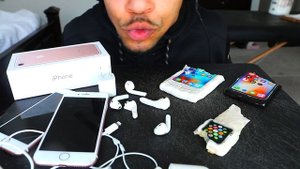 ASMR EDIBLE APPLE PRODUCTS EATING IPHONE 11 XR 애플 APPLE WATCH AIRPODS (FAKE) MUKBANG 먹방 PRANK JERRY